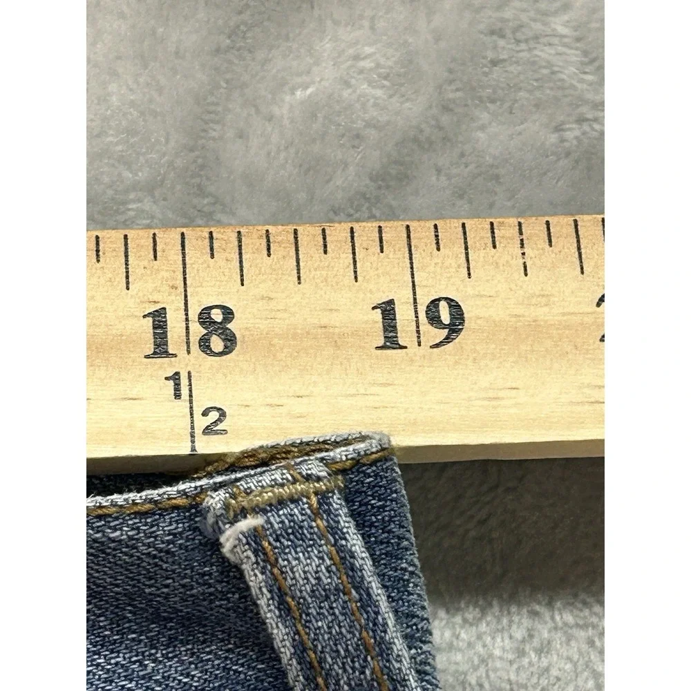 Bullhead Y2K Jeans Mens Sz 38x32 Blue Rincon Straight Whiskered Faded Grunge Guy